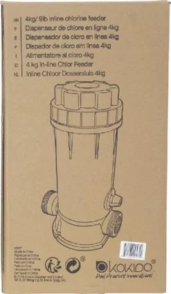 Kokido Inline Chloordoseersluis (32 Mm / 38 Mm Aansluiting) 25 Kokido Inline Chloordoseersluis (32 Mm / 38 Mm Aansluiting) -zwembad benodigdheden winkel 10075 01 resultaat