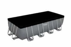 Bestway Power Steel Rectangular Zwembad - 488 X 244 X 122 Cm - Met Filterpomp En Accessoires -zwembad benodigdheden winkel 1267 1900 56670 met afdekzeil