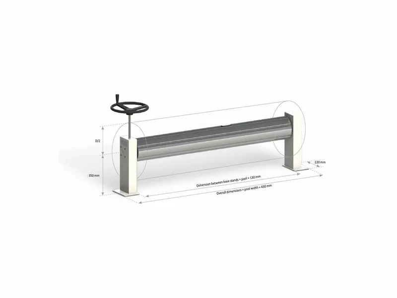 Manu Handmatig Oprolsysteem - Tot 3 Meter - Zand 2 Manu Handmatig Oprolsysteem - Tot 3 Meter - Zand - Afbeelding 2