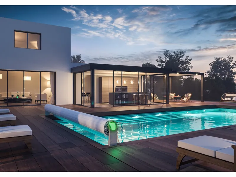 Open Aero Automatisch Oprolsysteem - Tot 3,5 Meter - Grijs 2 Open Aero Automatisch Oprolsysteem - Tot 3,5 Meter - Grijs - Afbeelding 2