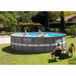 Intex Ultra Frame XTR Pool - 549 X 132 Cm - Met Zandfilterpomp En Accessoires -zwembad benodigdheden winkel 26332 in use 1