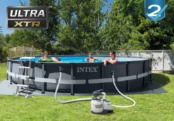 Intex Ultra Frame XTR Pool - 610 X 122 Cm - Met Zandfilterpomp En Accessoires -zwembad benodigdheden winkel 26334gn sfeerafbeelding met accessoires