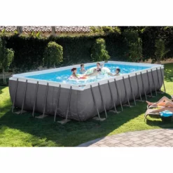 Intex Ultra Frame XTR Pool - 732 X 366 X 132 Cm - Met Zandfilterpomp En Accessoires 6 Intex Ultra Frame XTR Pool - 732 X 366 X 132 Cm - Met Zandfilterpomp En Accessoires -zwembad benodigdheden winkel 26362 in use
