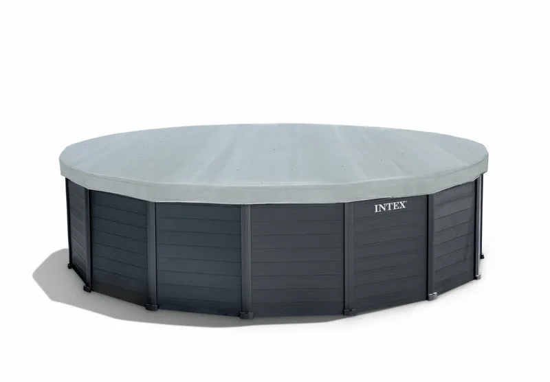 Intex Graphite Panel Pool - 478 X 124 Cm - Met Zandfilterpomp En Accessoires 8 Intex Graphite Panel Pool - 478 X 124 Cm - Met Zandfilterpomp En Accessoires - Afbeelding 8