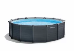 Intex Graphite Panel Pool - 478 X 124 Cm - Met Zandfilterpomp En Accessoires 16 Intex Graphite Panel Pool - 478 X 124 Cm - Met Zandfilterpomp En Accessoires -zwembad benodigdheden winkel 26384gn blanco 1