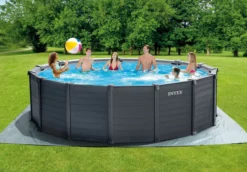 Intex Graphite Panel Pool - 478 X 124 Cm - Met Zandfilterpomp En Accessoires 15 Intex Graphite Panel Pool - 478 X 124 Cm - Met Zandfilterpomp En Accessoires -zwembad benodigdheden winkel 26384gn sfeerafbeelding zonder accessoires 1