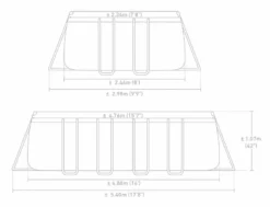 Intex Prism Frame Pool Greywood - 549 X 122 Cm – Met Filterpomp En Accessoires -zwembad benodigdheden winkel 26792gn zwembadformaat 1