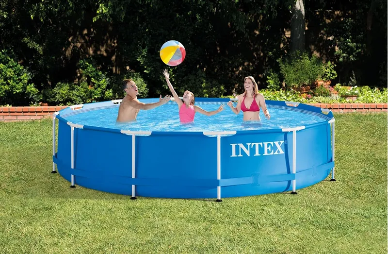 Intex Metal Frame Pool - 366 X 76 Cm 2 Intex Metal Frame Pool - 366 X 76 Cm - Afbeelding 2