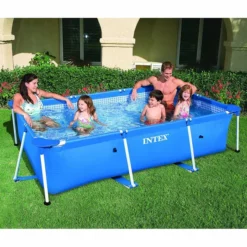 Intex Metal Frame Pool - 260 X 160 X 65 Cm 6 Intex Metal Frame Pool - 260 X 160 X 65 Cm -zwembad benodigdheden winkel 28270 02 1