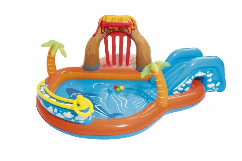 Bestway Lava Lagoon Play Center Kinderzwembad - 265 X 265 X 104 Cm 2 Bestway Lava Lagoon Play Center Kinderzwembad - 265 X 265 X 104 Cm - Afbeelding 2