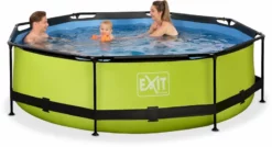 EXIT TOYS EXIT Lime Zwembad - 300 X 76 Cm - Met Filterpomp -zwembad benodigdheden winkel 649 1200 exit 30 12 10 40 int 3