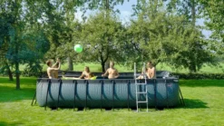 EXIT TOYS EXIT Wood Zwembad - 540 X 250 X 122 Cm - Met Zandfilterpomp En Trap -zwembad benodigdheden winkel 675 1200 exit 30 27 53 10 int 8