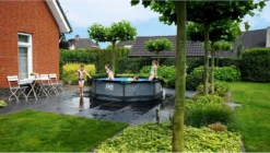 EXIT TOYS EXIT Wood Zwembad - 300 X 76 Cm - Met Filterpomp -zwembad benodigdheden winkel 678 1200 exit 30 12 10 10 int 8