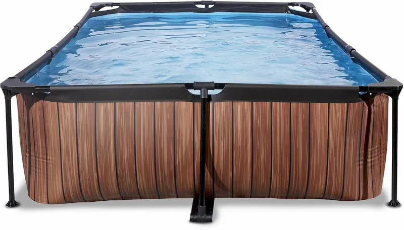 EXIT TOYS EXIT Wood Zwembad - 300 X 200 X 65 Cm - Met Filterpomp 2 EXIT TOYS EXIT Wood Zwembad - 300 X 200 X 65 Cm - Met Filterpomp - Afbeelding 2