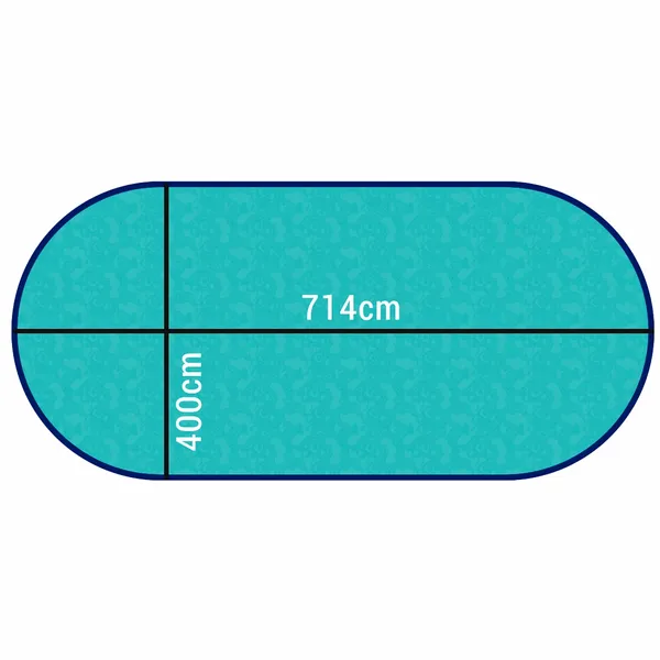 Happy Pool Ovaal Metalen Zwembad 714 X 400 Cm (hoogte 120cm) 2 Happy Pool Ovaal Metalen Zwembad 714 X 400 Cm (hoogte 120cm) - Afbeelding 2