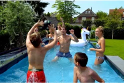 EXIT TOYS EXIT Stone Zwembad - 540 X 250 X 100 Cm - Met Zandfilterpomp En Trap -zwembad benodigdheden winkel 807 1200 exit 30 17 53 00 int 9