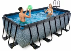 EXIT TOYS EXIT Stone Zwembad - 400 X 200 X 122 Cm - Met Zandfilterpomp En Trap 12 EXIT TOYS EXIT Stone Zwembad - 400 X 200 X 122 Cm - Met Zandfilterpomp En Trap -zwembad benodigdheden winkel 866 1200 exit 30 27 42 00 int 6