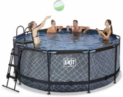 EXIT TOYS EXIT Stone Zwembad - 360 X 122 Cm - Met Zandfilterpomp En Trap 9 EXIT TOYS EXIT Stone Zwembad - 360 X 122 Cm - Met Zandfilterpomp En Trap -zwembad benodigdheden winkel 900 1142 30.27.12.00 3