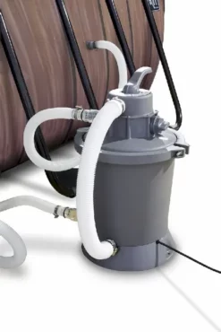 EXIT TOYS EXIT Wood Zwembad - 540 X 250 X 100 Cm - Met Zandfilterpomp En Trap -zwembad benodigdheden winkel 900 601 exit 30 17 53 10 int 6