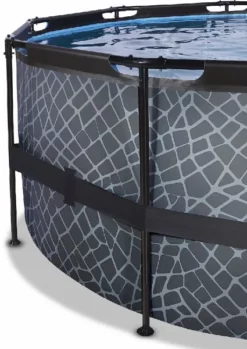 EXIT TOYS EXIT Stone Zwembad - 427 X 122 Cm - Met Zandfilterpomp En Trap -zwembad benodigdheden winkel 900 638 exit 30 27 14 00 int 3