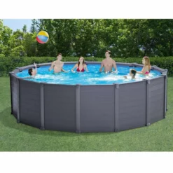 Intex Graphite Panel Pool - 478 X 124 Cm - Met Zandfilterpomp En Accessoires 13 Intex Graphite Panel Pool - 478 X 124 Cm - Met Zandfilterpomp En Accessoires -zwembad benodigdheden winkel graphite panel pool1