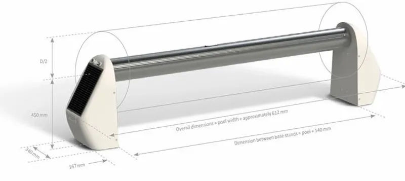 Open Solar Energy Automatisch Oprolsysteem - Tot 5,5 Meter - Grijs 2 Open Solar Energy Automatisch Oprolsysteem - Tot 5,5 Meter - Grijs - Afbeelding 2