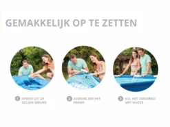 Intex Metal Frame Pool - 366 X 76 Cm 5 Intex Metal Frame Pool - 366 X 76 Cm -zwembad benodigdheden winkel intex opzetinstructie 1