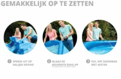 Intex Easy Set Pool - 305 X 76 Cm -zwembad benodigdheden winkel intexeasyset instructies 3