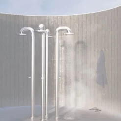 JEE-O Fatline Push Buitendouche - Geborsteld RVS -zwembad benodigdheden winkel jee o fatline push1