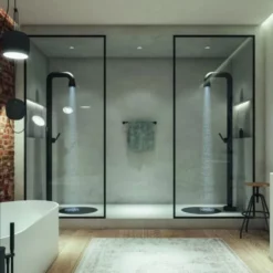 JEE-O Soho 02 Buitendouche - Matzwart RVS -zwembad benodigdheden winkel jee o soho 02 zwart