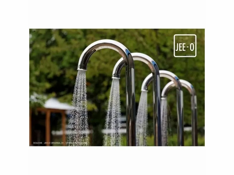 JEE-O Original Push Buitendouche Vorstvrij - Geborsteld RVS 2 JEE-O Original Push Buitendouche Vorstvrij - Geborsteld RVS - Afbeelding 2