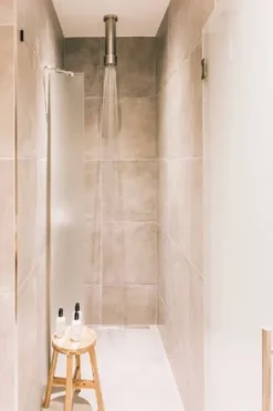 JEE-O Soho Buitendouchekop Plafondbevestiging - Raw RVS -zwembad benodigdheden winkel jee o soho buitendouchekop plafondbevestiging raw rvs 1