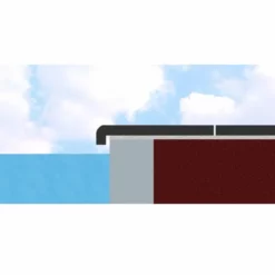 Randtegel Bluestone Gezoet - Hoek 90° -zwembad benodigdheden winkel randtegel model3