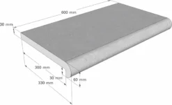 Scandi Roc Napoli Randtegel - Soft Sand -zwembad benodigdheden winkel scandi roc napoli randtegel afmetingen