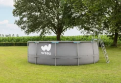 W'eau Steel Frame Zwembad - 427 X 122 Cm - Met Filterpomp En Accessoires -zwembad benodigdheden winkel w eau zwembad voorkant